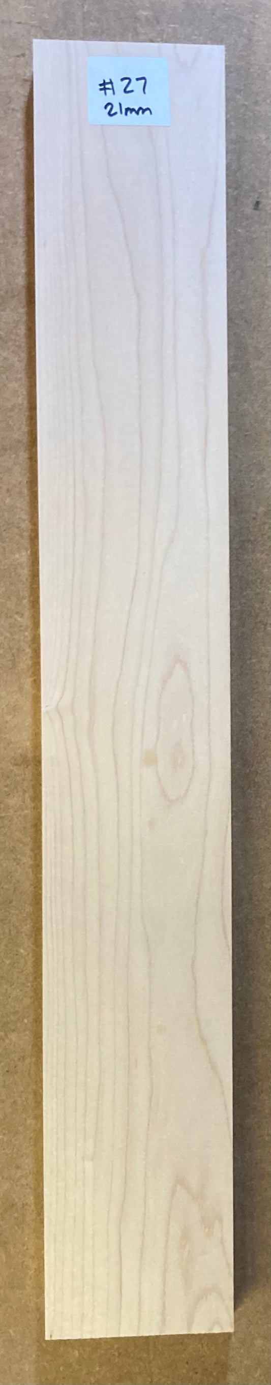 Electric Neck Blank - Maple #27