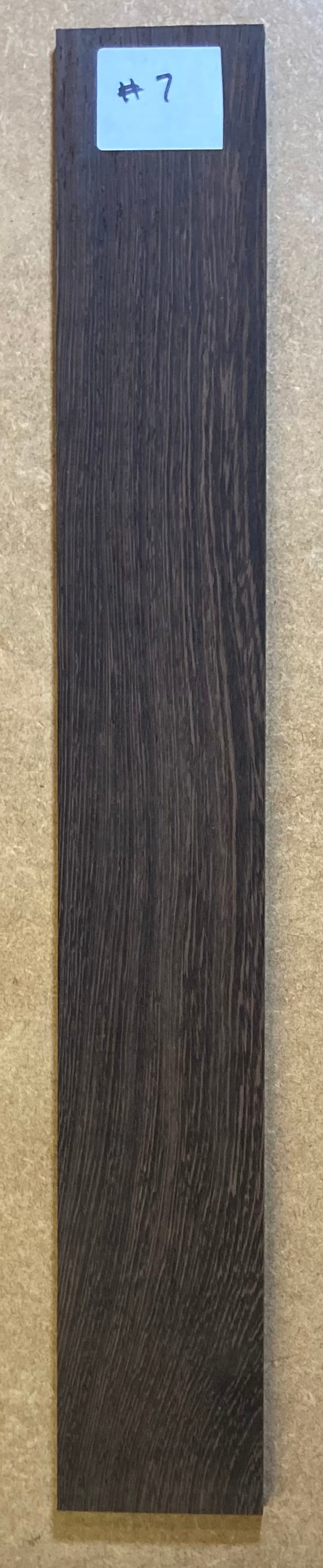 Wenge Electric Fretboard Blank #7