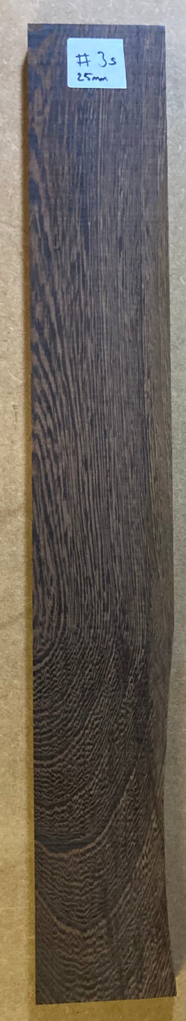 Electric Neck Blank - Wenge #3 Second