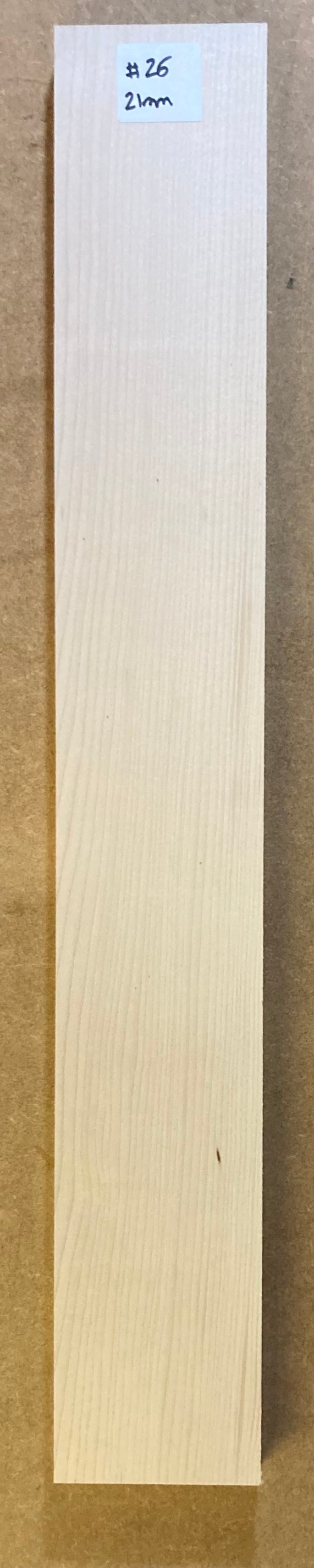 Electric Neck Blank - Maple #26