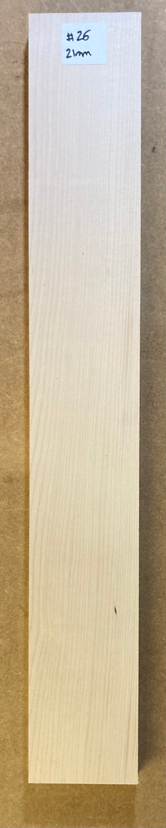 Electric Neck Blank - Maple #26