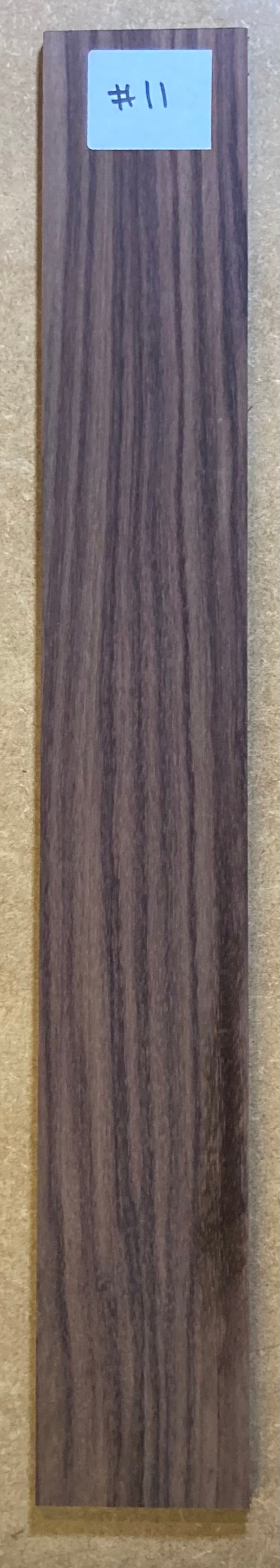 Electric Fretboard Blank - Indian Rosewood #11