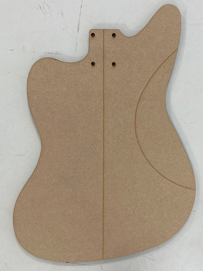 Guitar Template - Jaguar Style - Standard