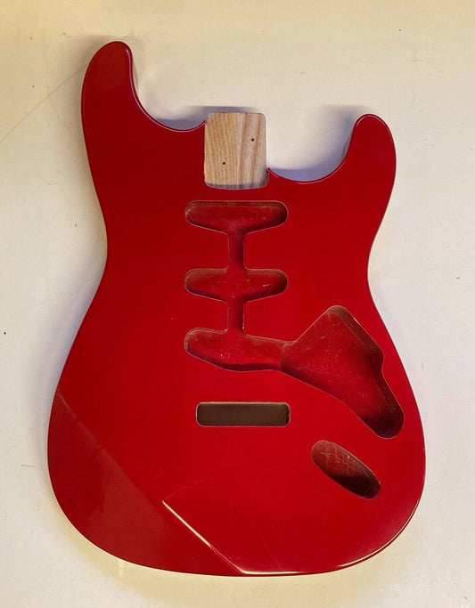 Stratocaster Style Body - Ducati Red