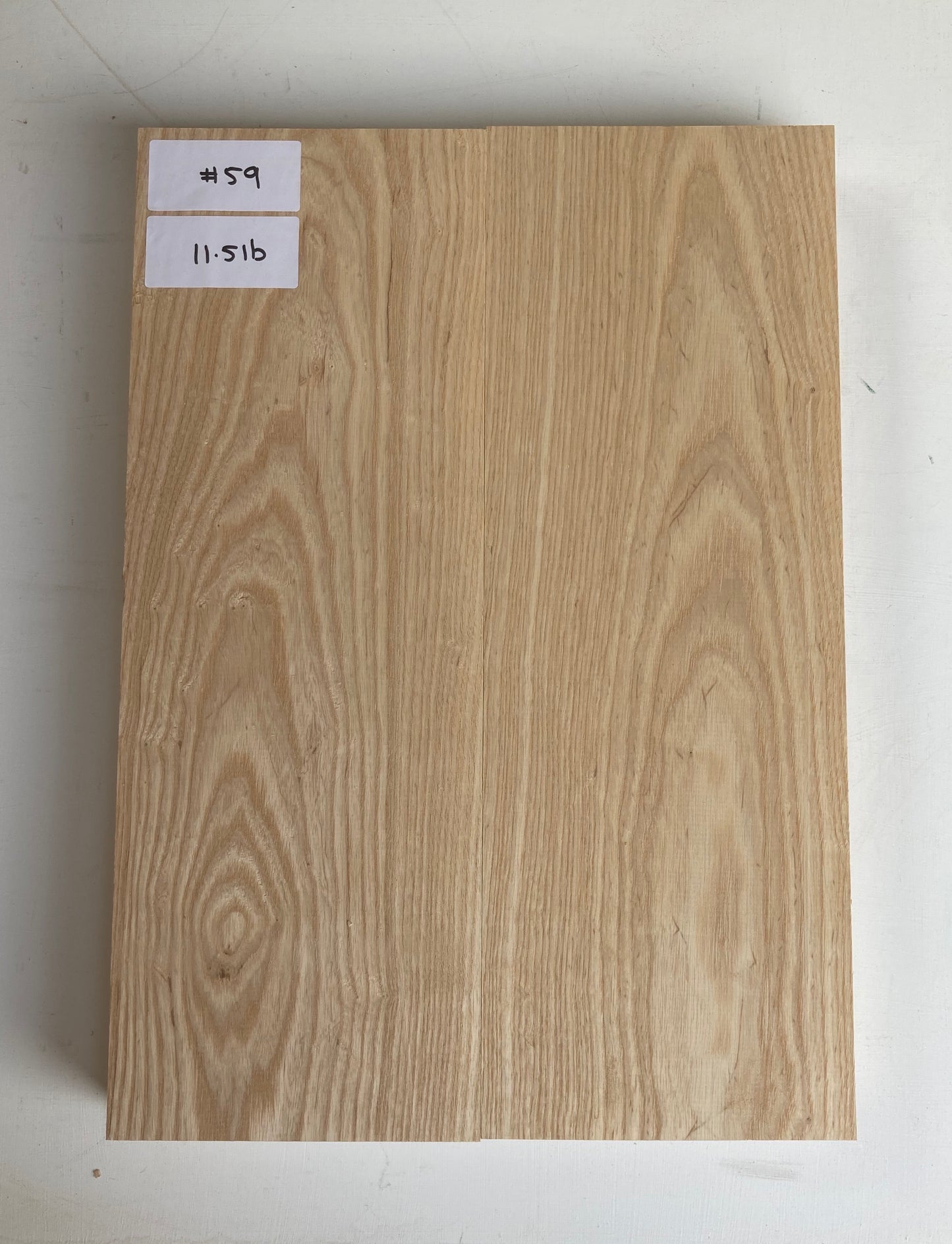 Ash Body Blank - 2 Piece #59