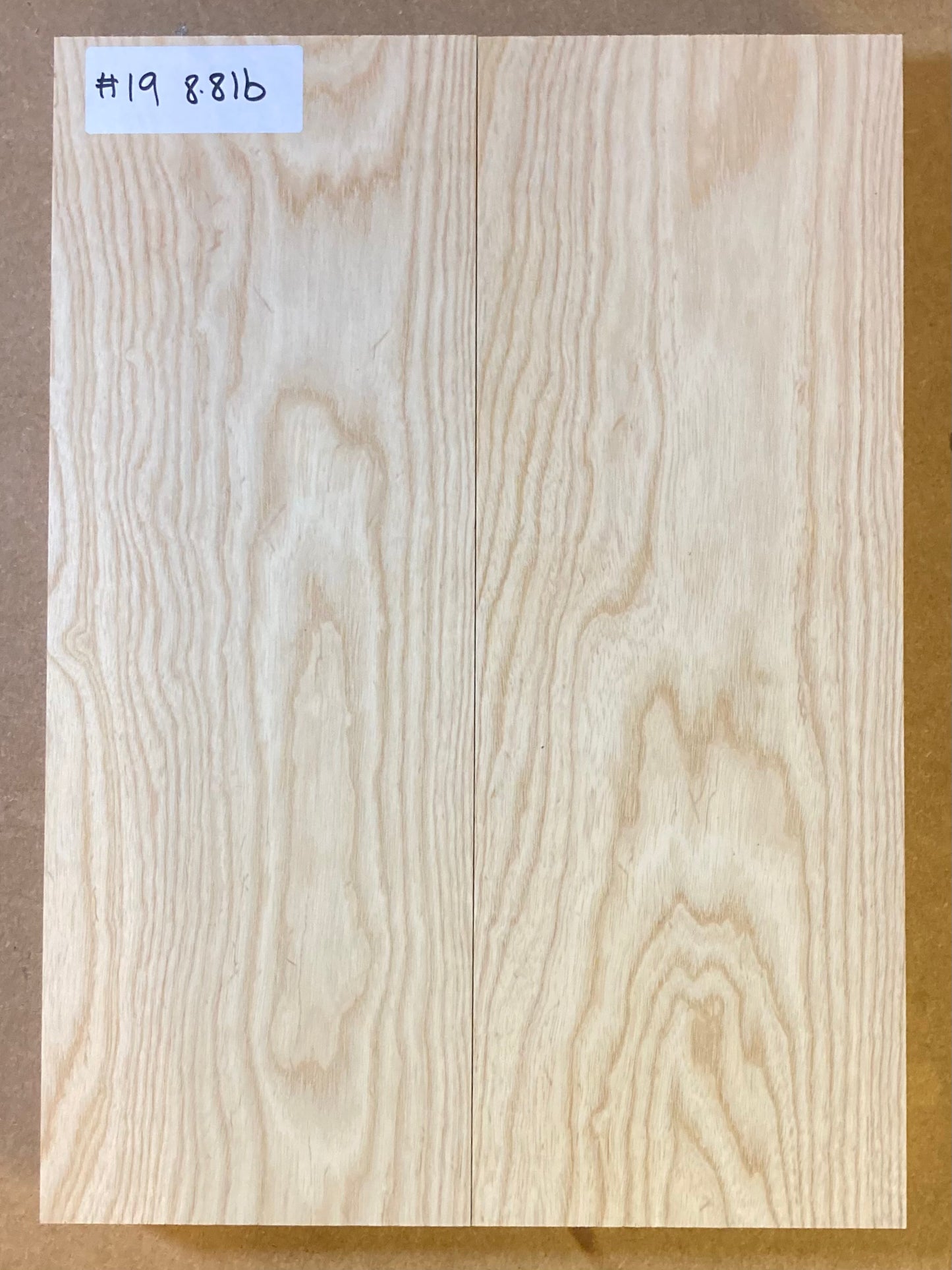 Ash Body Blank - 2 Piece #19
