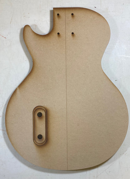 Guitar Template - LP Single Cut Style - P90 Bolt On