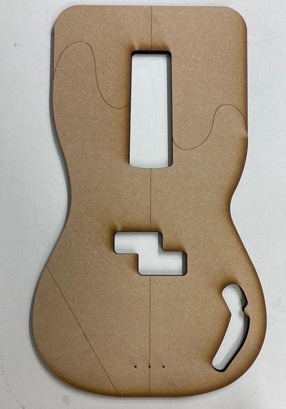 Guitar Template - P Bass Style - Standard