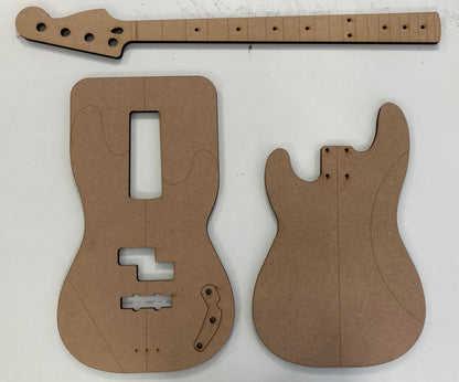 Guitar Template - P Bass Style - PJ