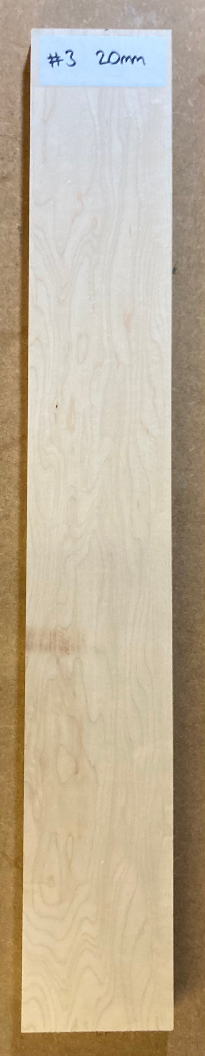 Electric Neck Blank - Maple #3 (20mm)
