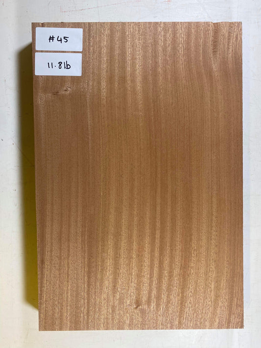 Sapele Body Blank - 1 Piece #45