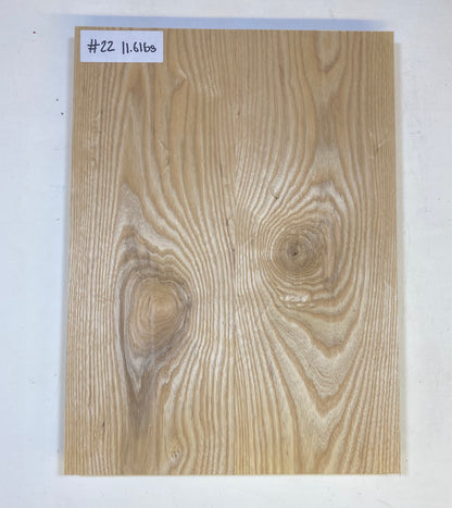 Ash Body Blank - 2 Piece #22