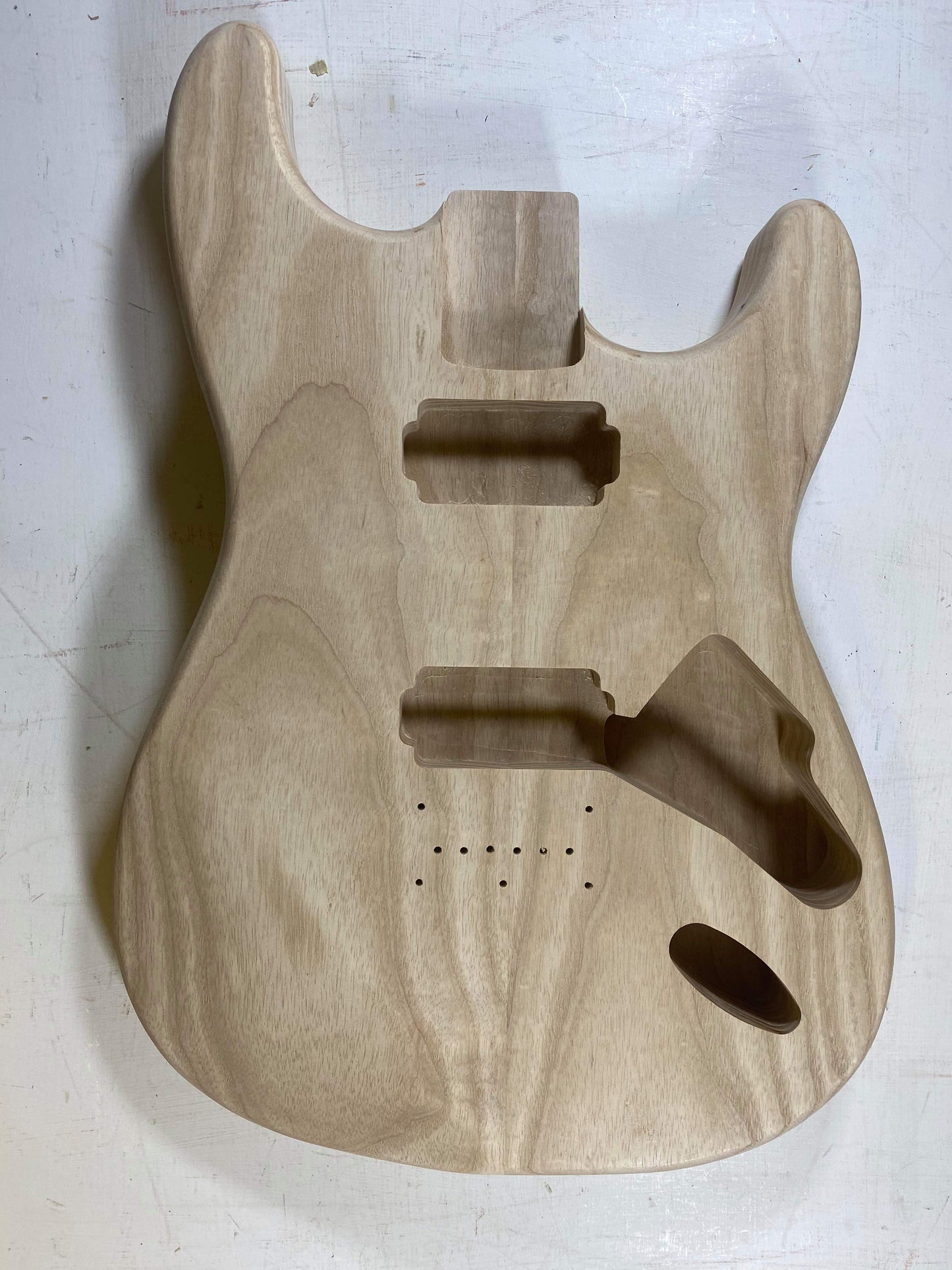Ash S-Style Body - HH Hardtail