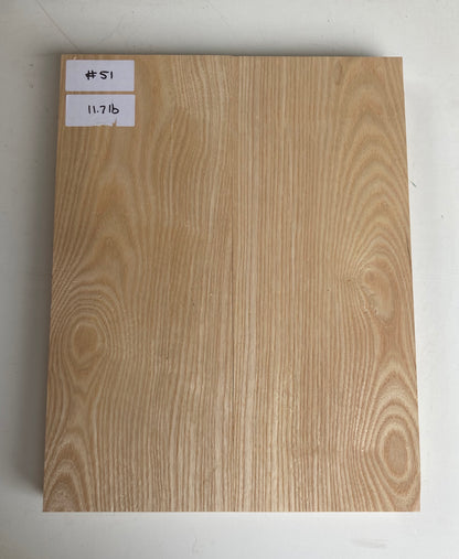 Ash Body Blank - 2 Piece #51