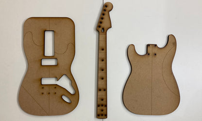 Guitar Template - S Style - Dual P90 Hardtail