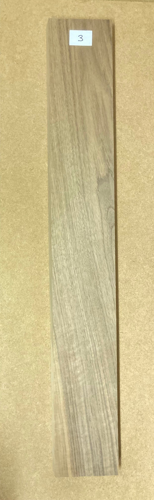 Electric Neck Blank - Walnut #3