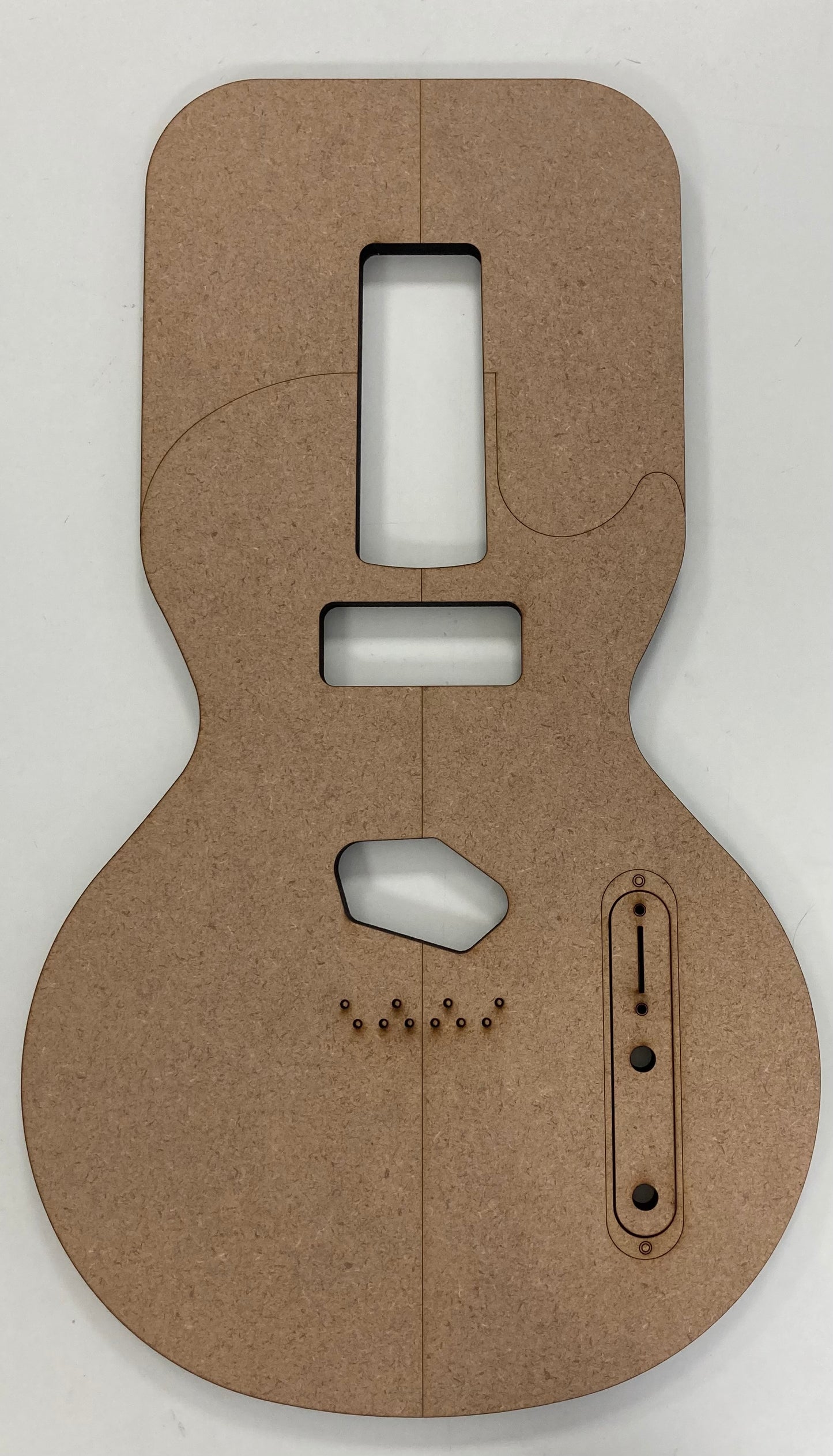 Guitar Template - LP Single Cut Style - P90/Tele Bolt On