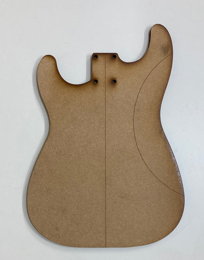 Guitar Template - S Style - Dual P90 Hardtail