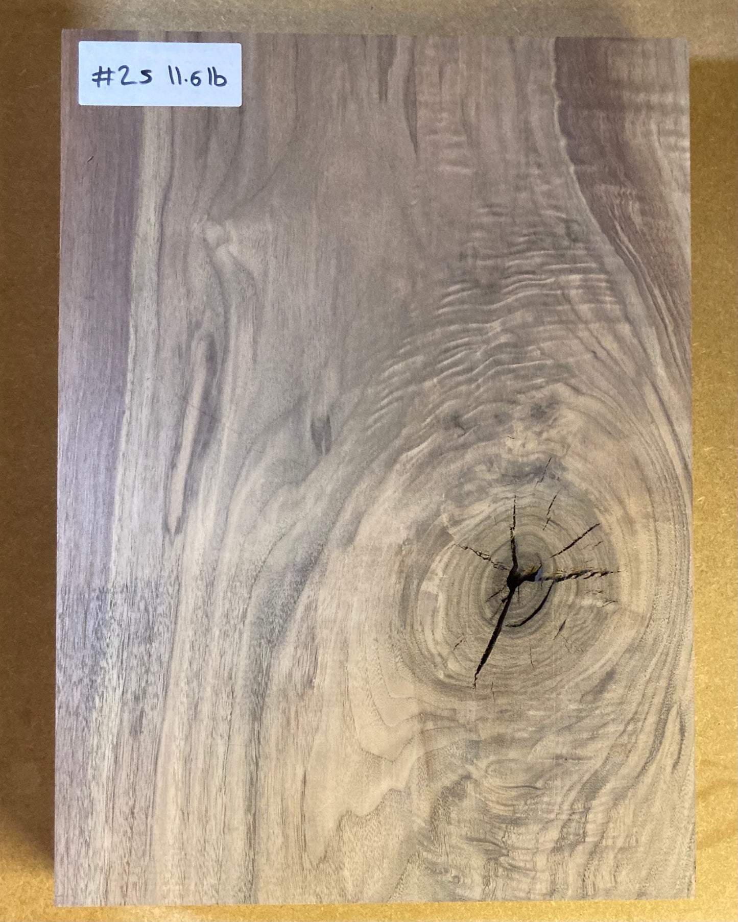 Walnut Body Blank - 1 Piece #2 Second