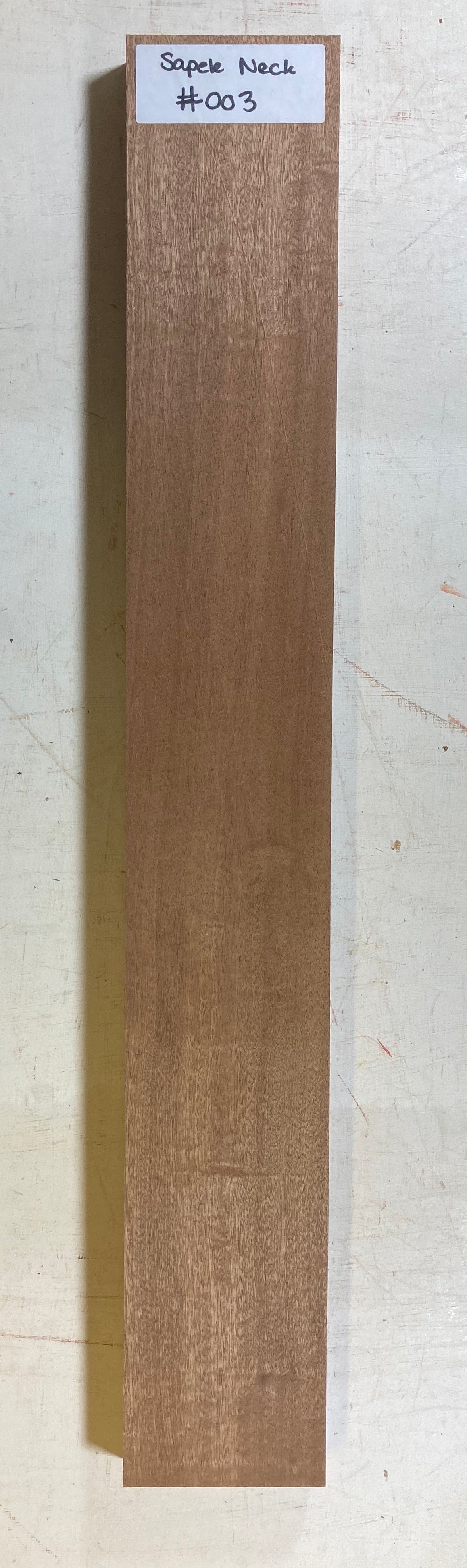 Electric Neck Blank - Sapele #1