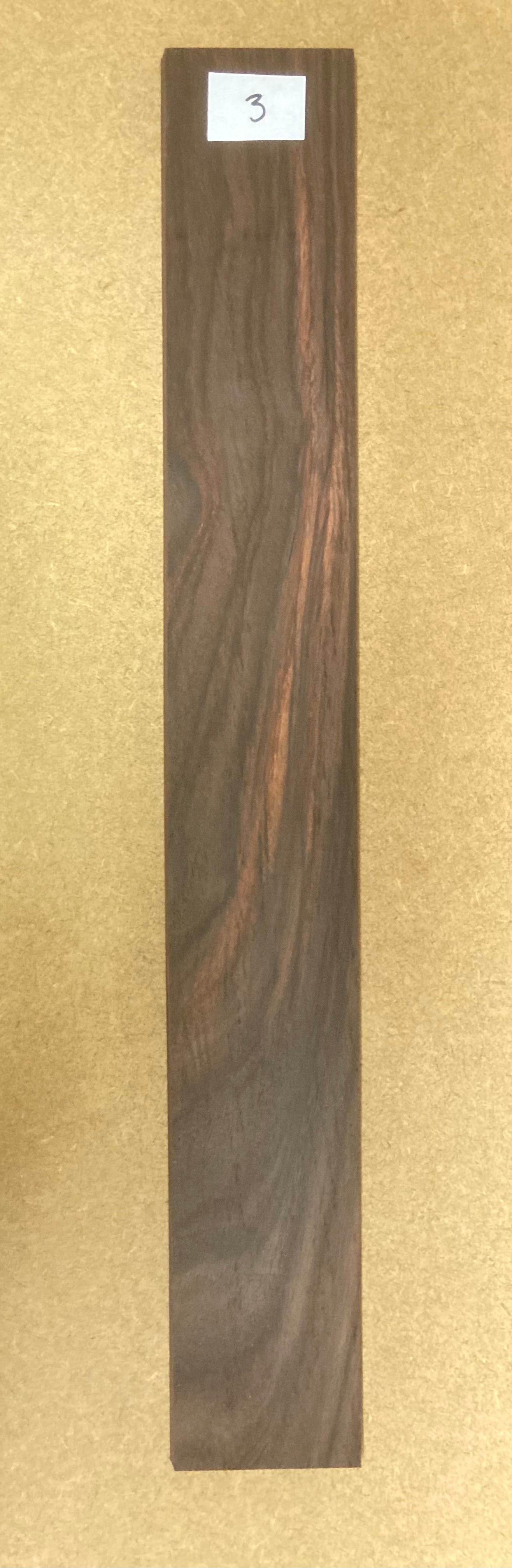 Electric Fretboard Blank - Indian Rosewood #3