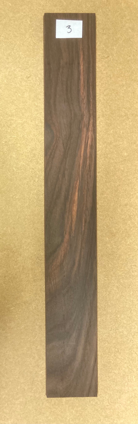 Electric Fretboard Blank - Indian Rosewood #3