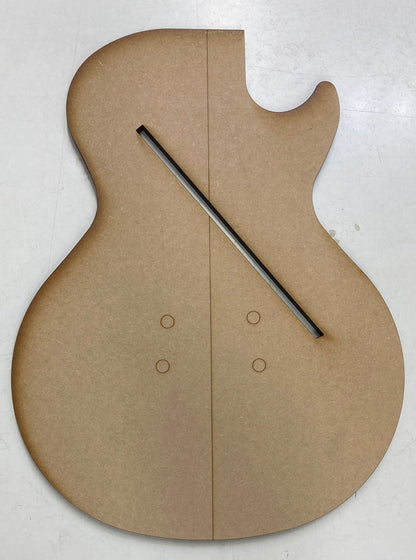 Guitar Template - LP Single Cut Style -  Dual P90 Set Neck