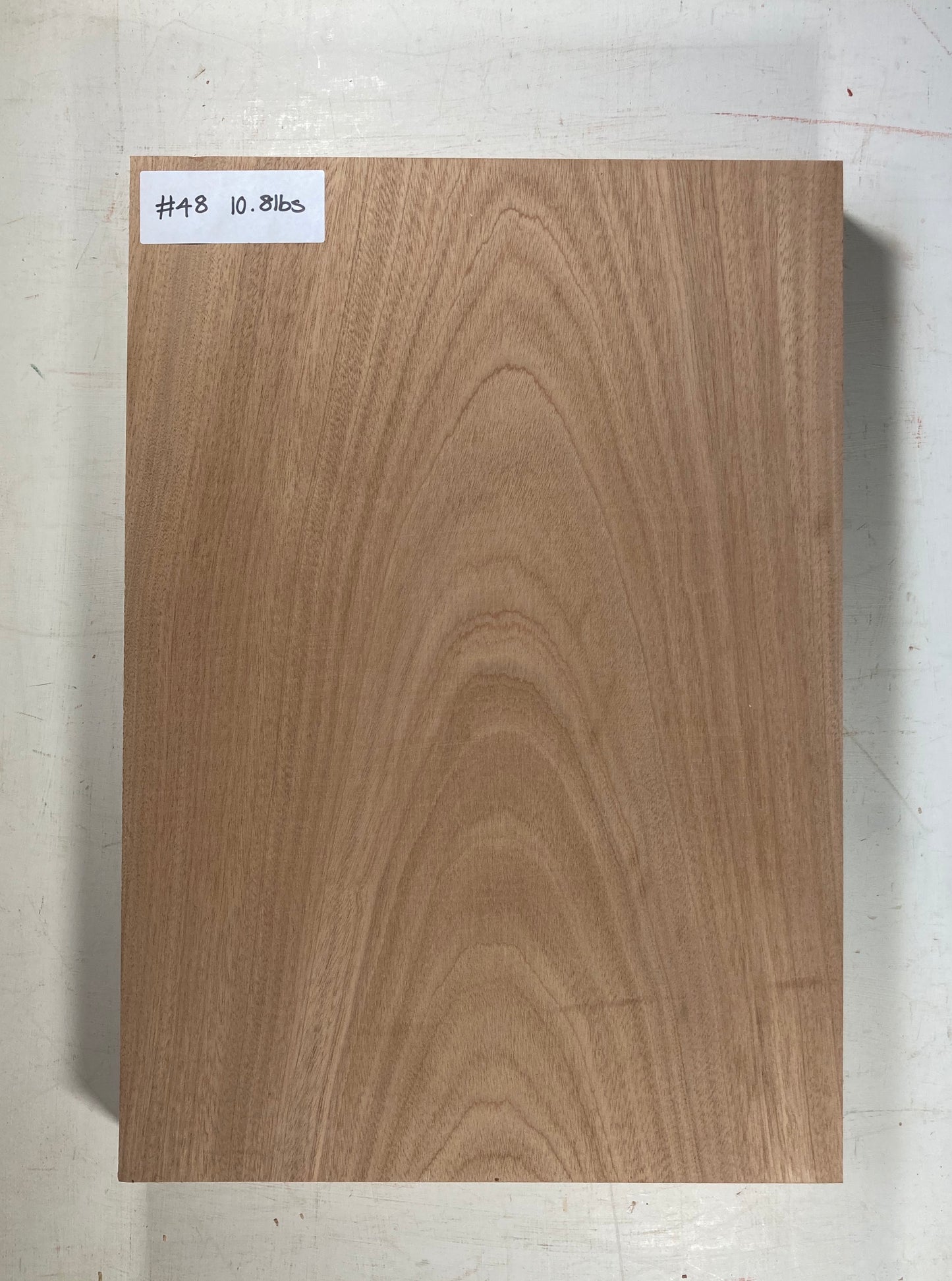 Sapele Body Blank - 1 Piece #48