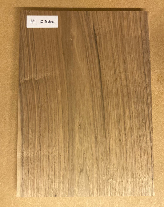 Walnut Bass Body Blank - 1 Piece - #1