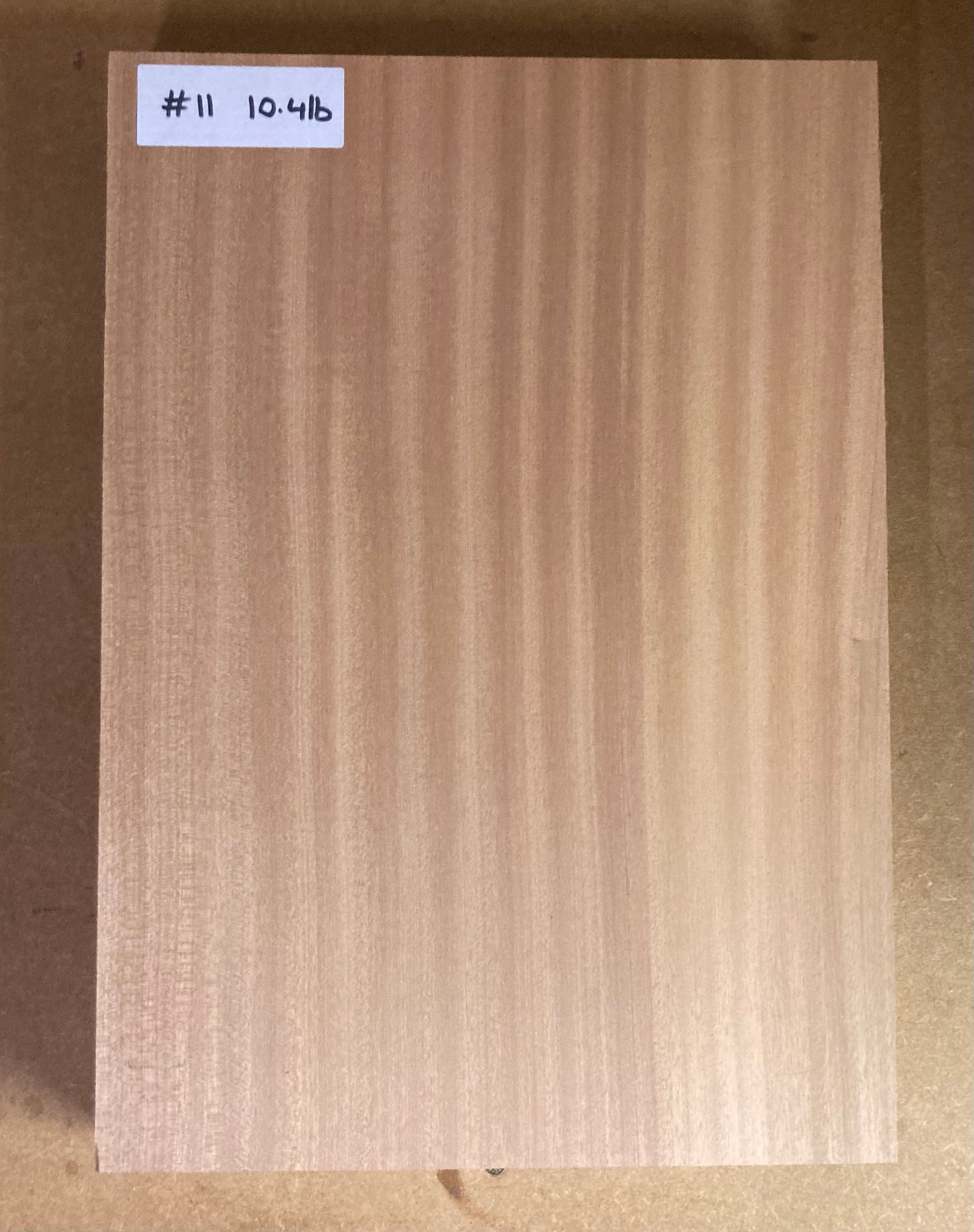 Sapele Body Blank - 1 Piece #11