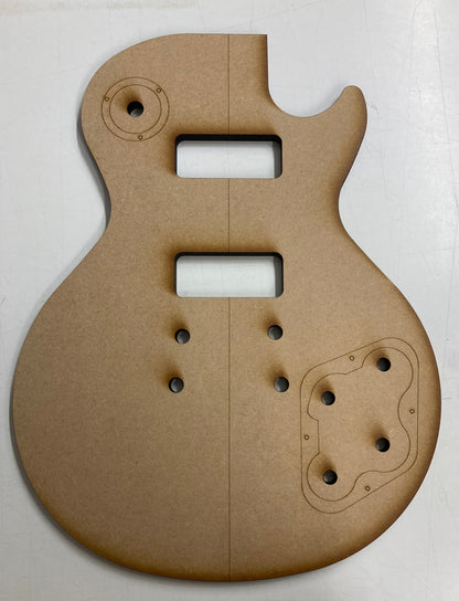 Guitar Template - LP Single Cut Style -  Dual P90 Set Neck