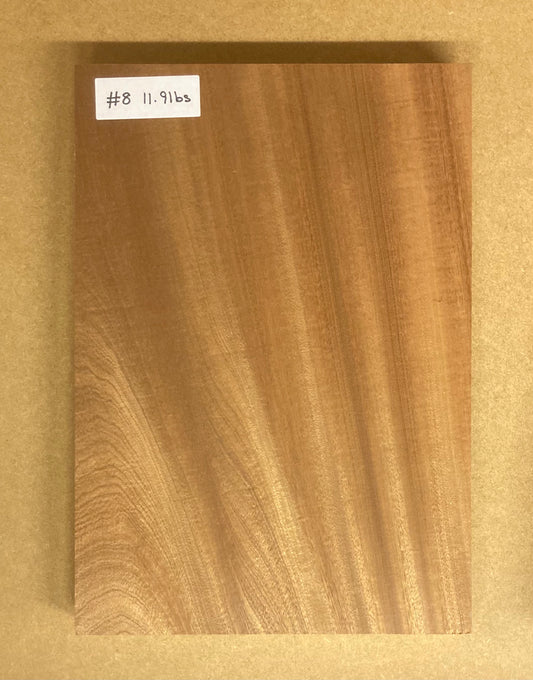 Sapele Body Blank - 1 Piece #8