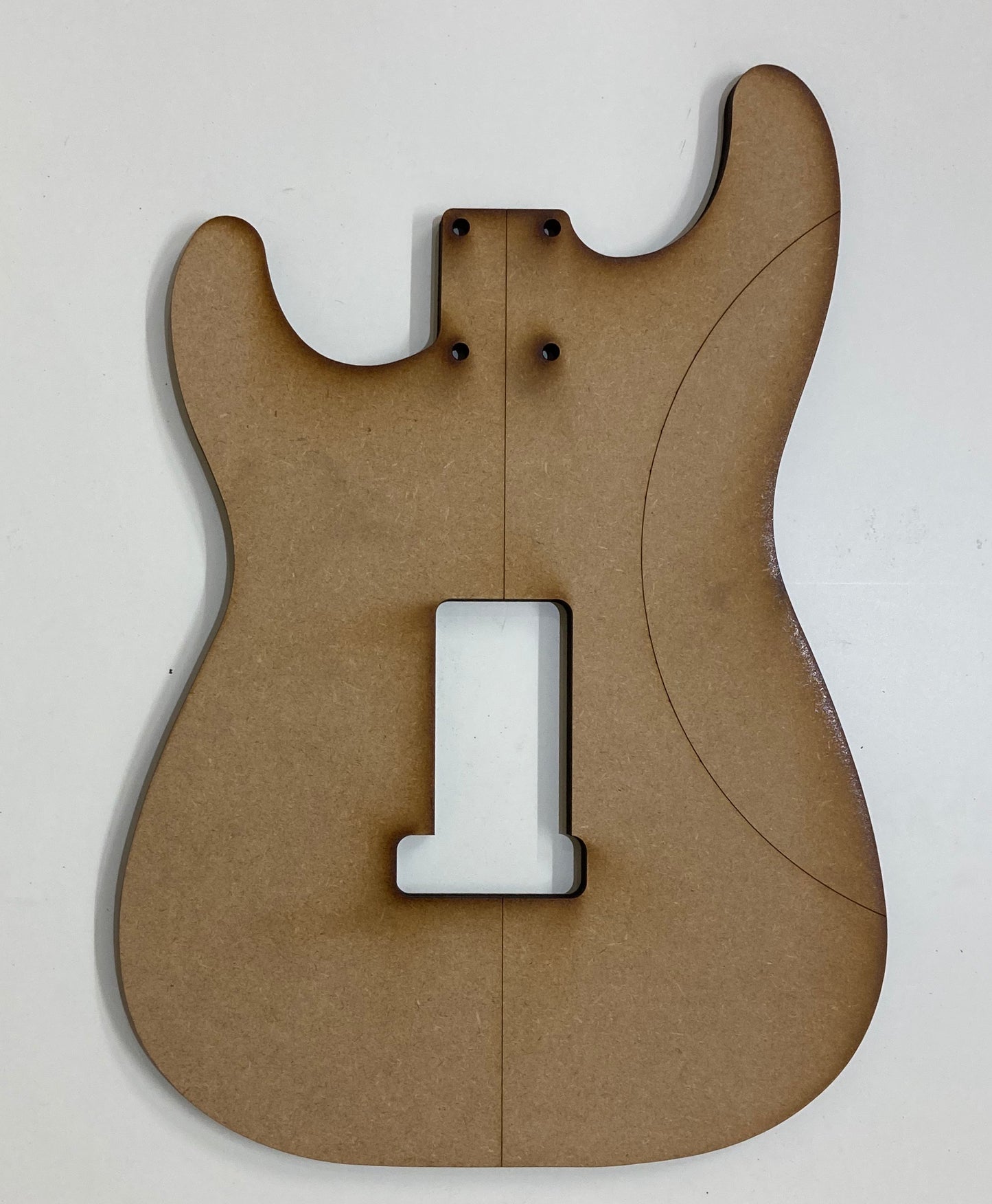 Guitar Template - S Style - HSH Tremolo