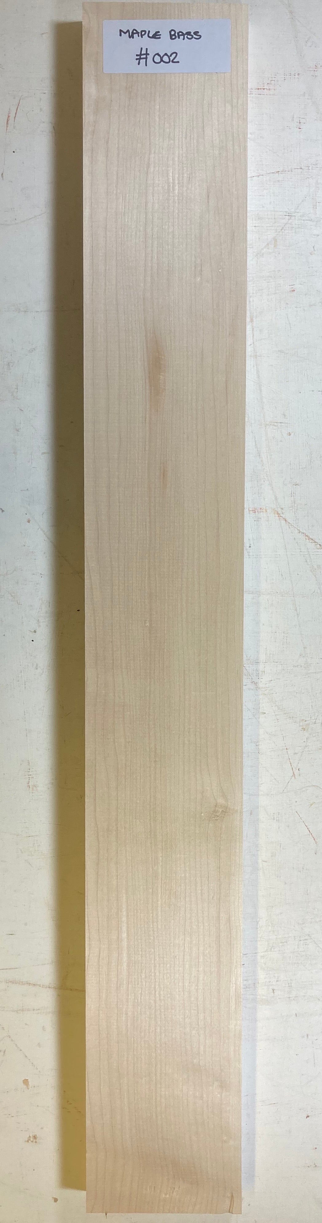 Bass Neck Blank - Maple #2
