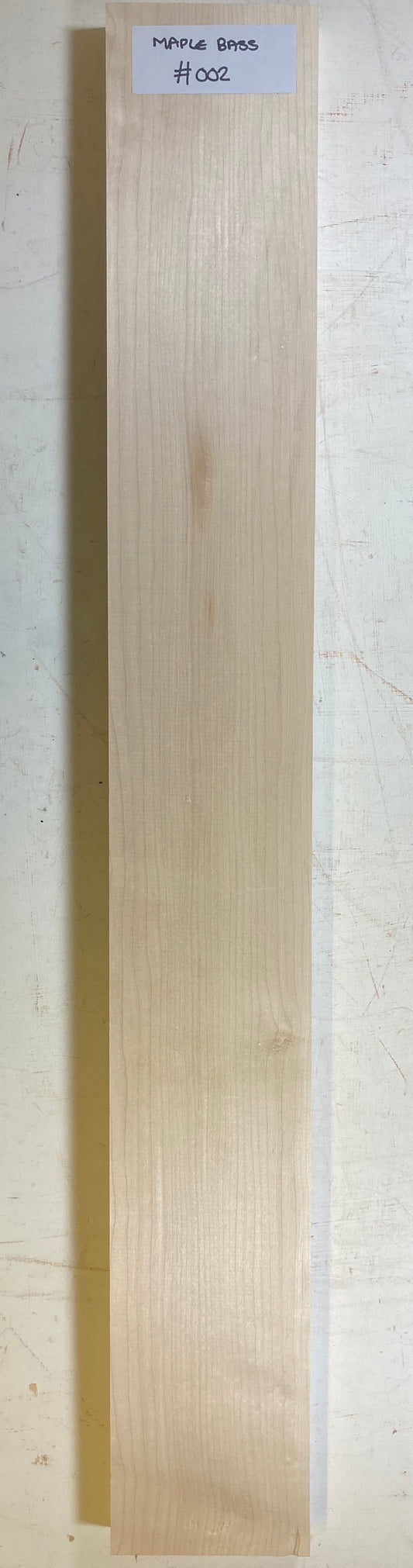 Bass Neck Blank - Maple #2