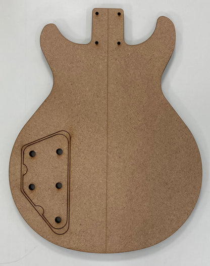 Guitar Template - LP Double Cut Style - P90/H Bolt On