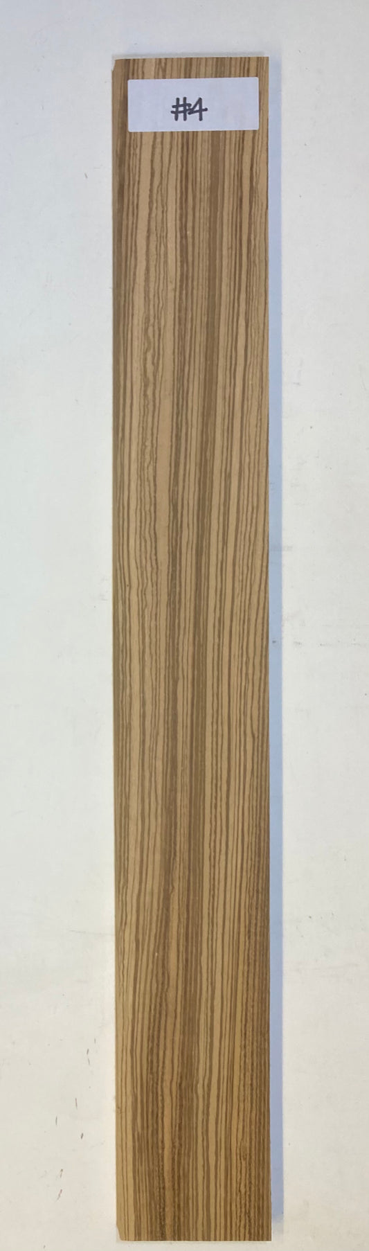 Electric Neck Blank - Zebrano #4