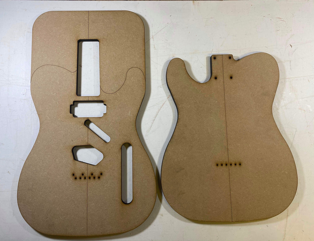 Guitar Template - T Style - H/Neck