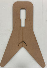 Load image into Gallery viewer, Guitar Template - Flying V Style - 58’ Set Neck
