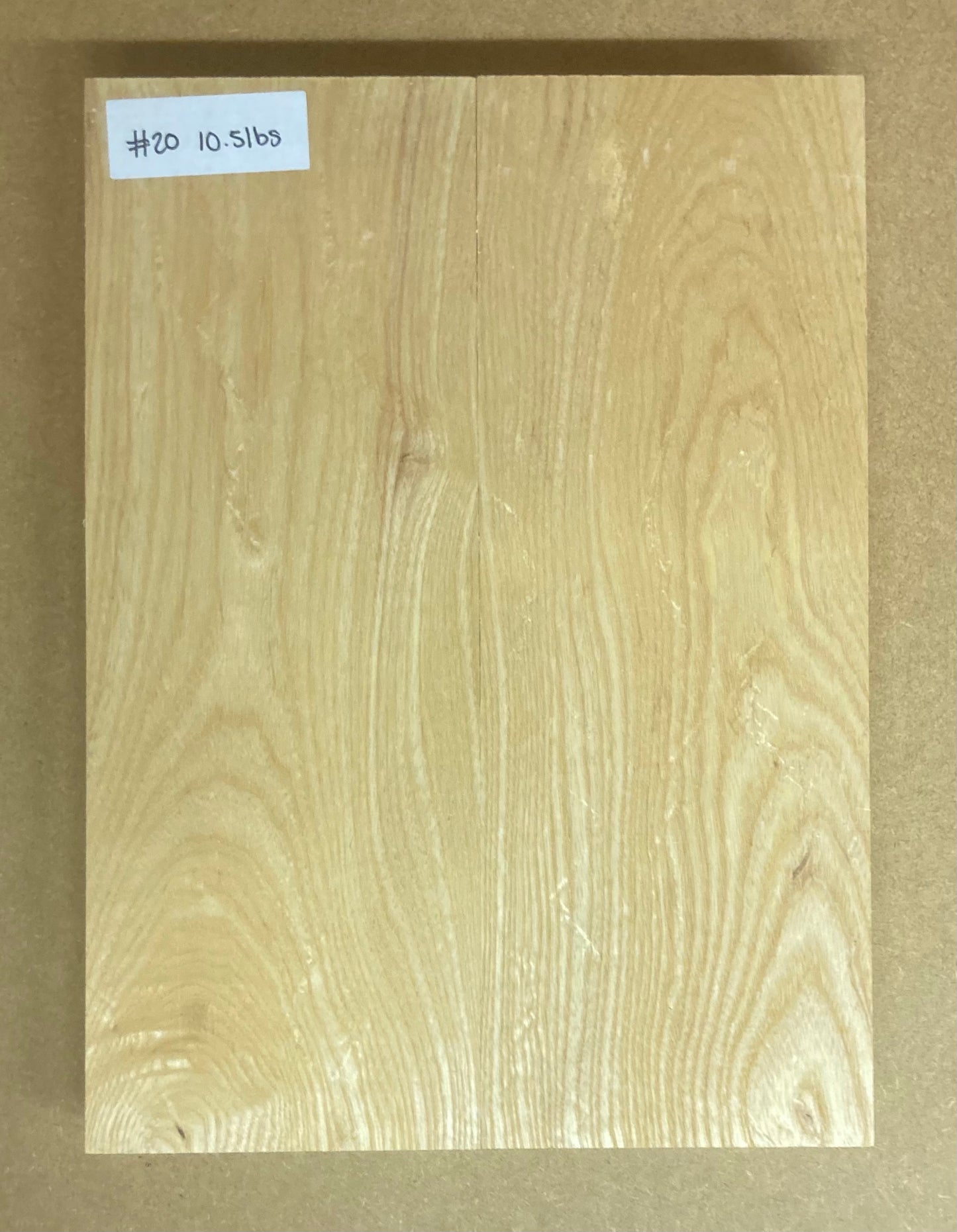 Ash Body Blank - 2 Piece #20