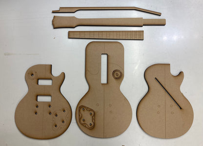 Guitar Template - LP Single Cut Style -  Dual P90 Set Neck