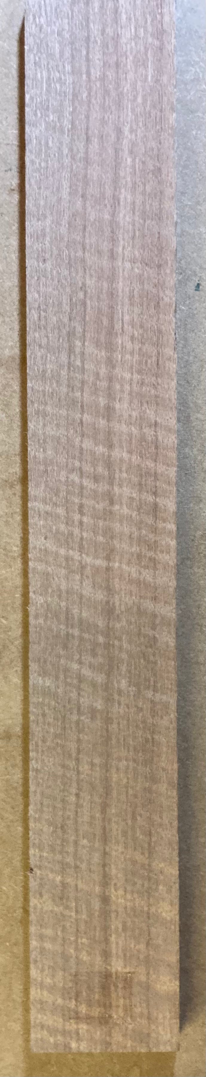 Electric Neck Blank - Rippled Meranti #1 (19mm)