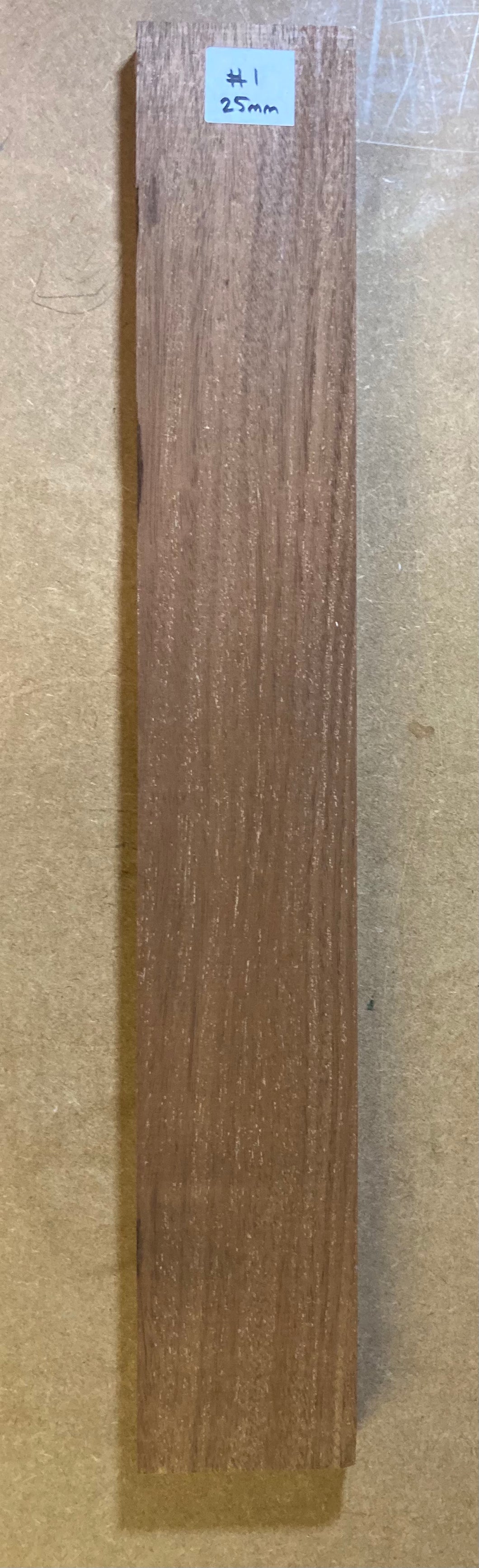 Electric Neck Blank - Cuban Mahogany #1