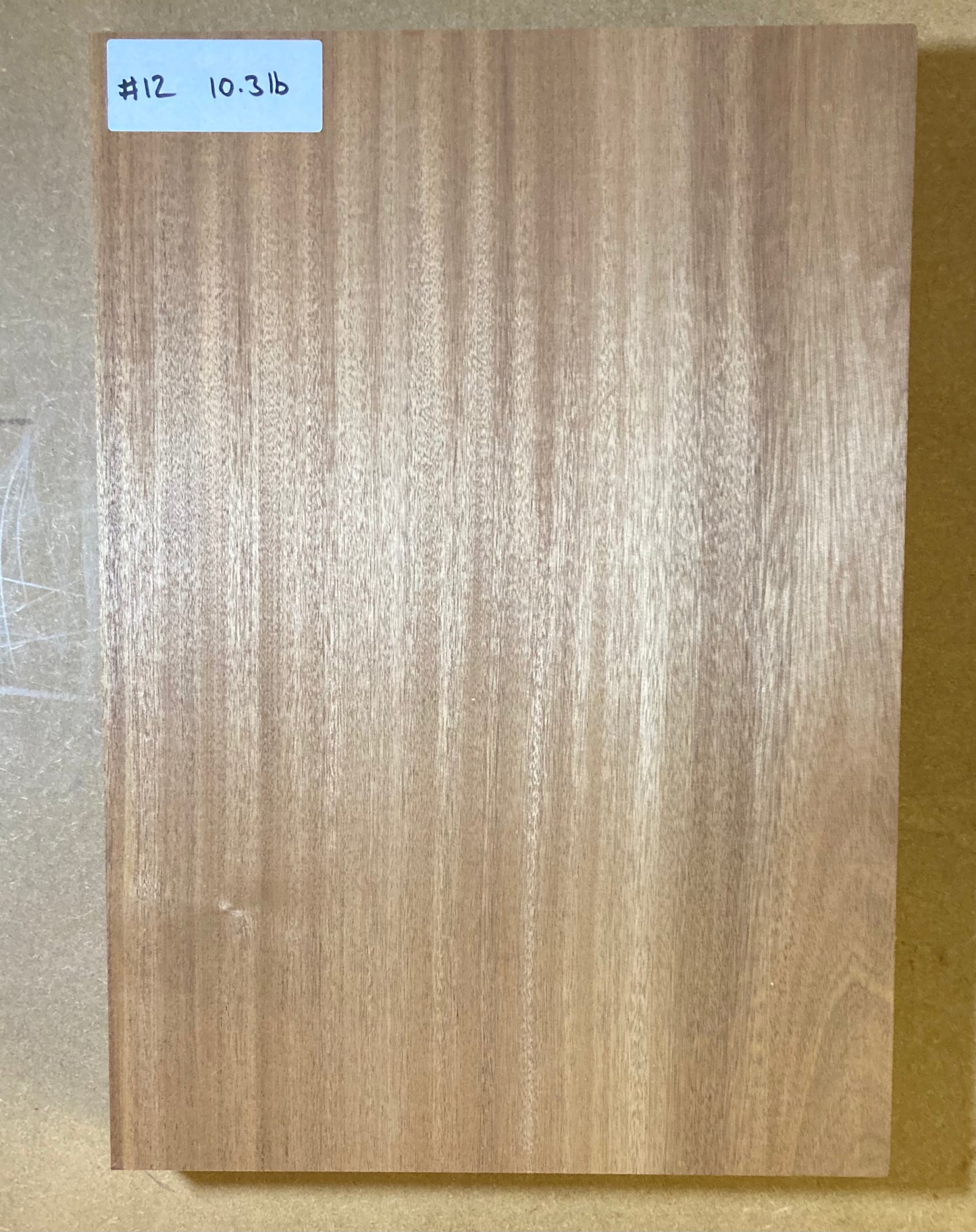 Sapele Body Blank - 1 Piece #12