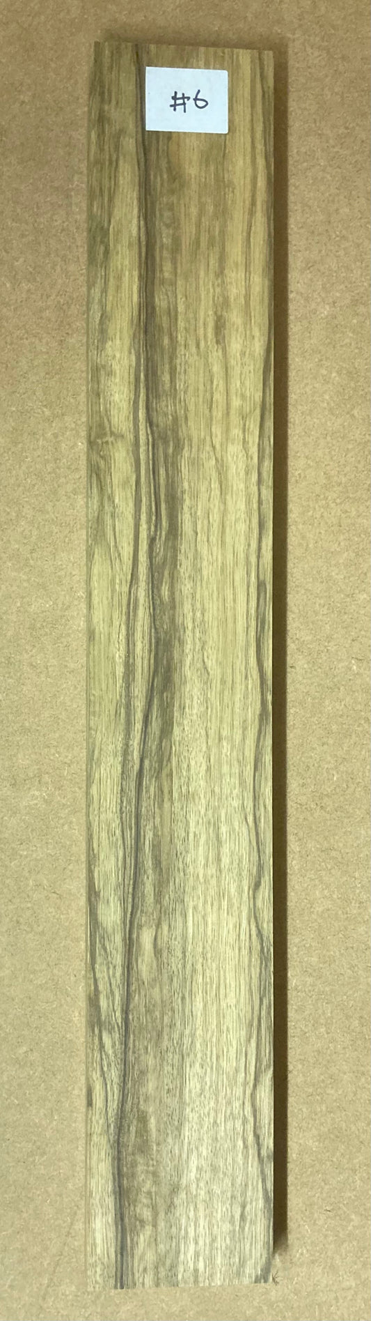 Electric Neck Blank - Korina #6