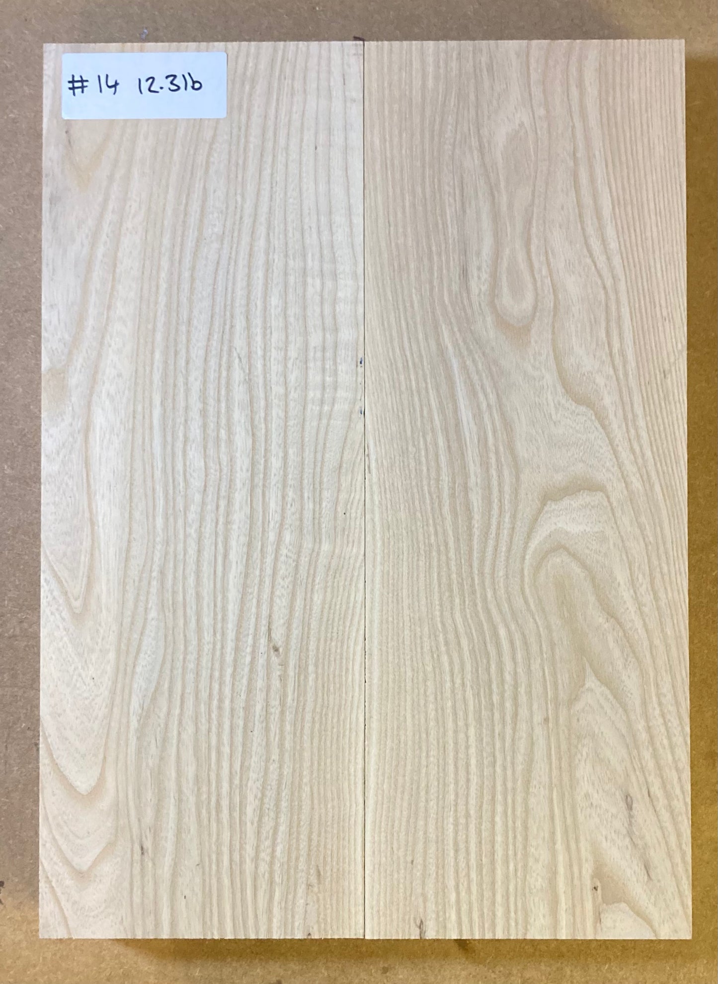 Ash Body Blank - 2 Piece #14