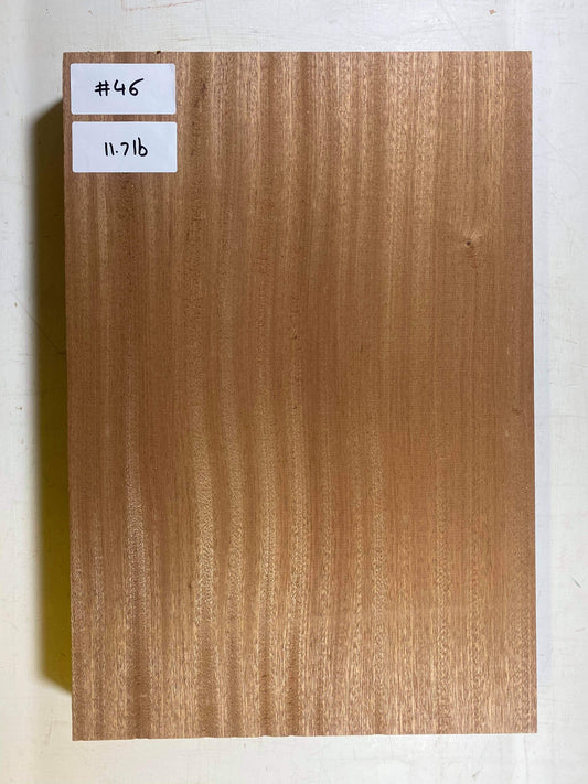 Sapele Body Blank - 1 Piece #46