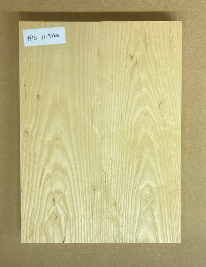 Ash Body Blank - 2 Piece #15