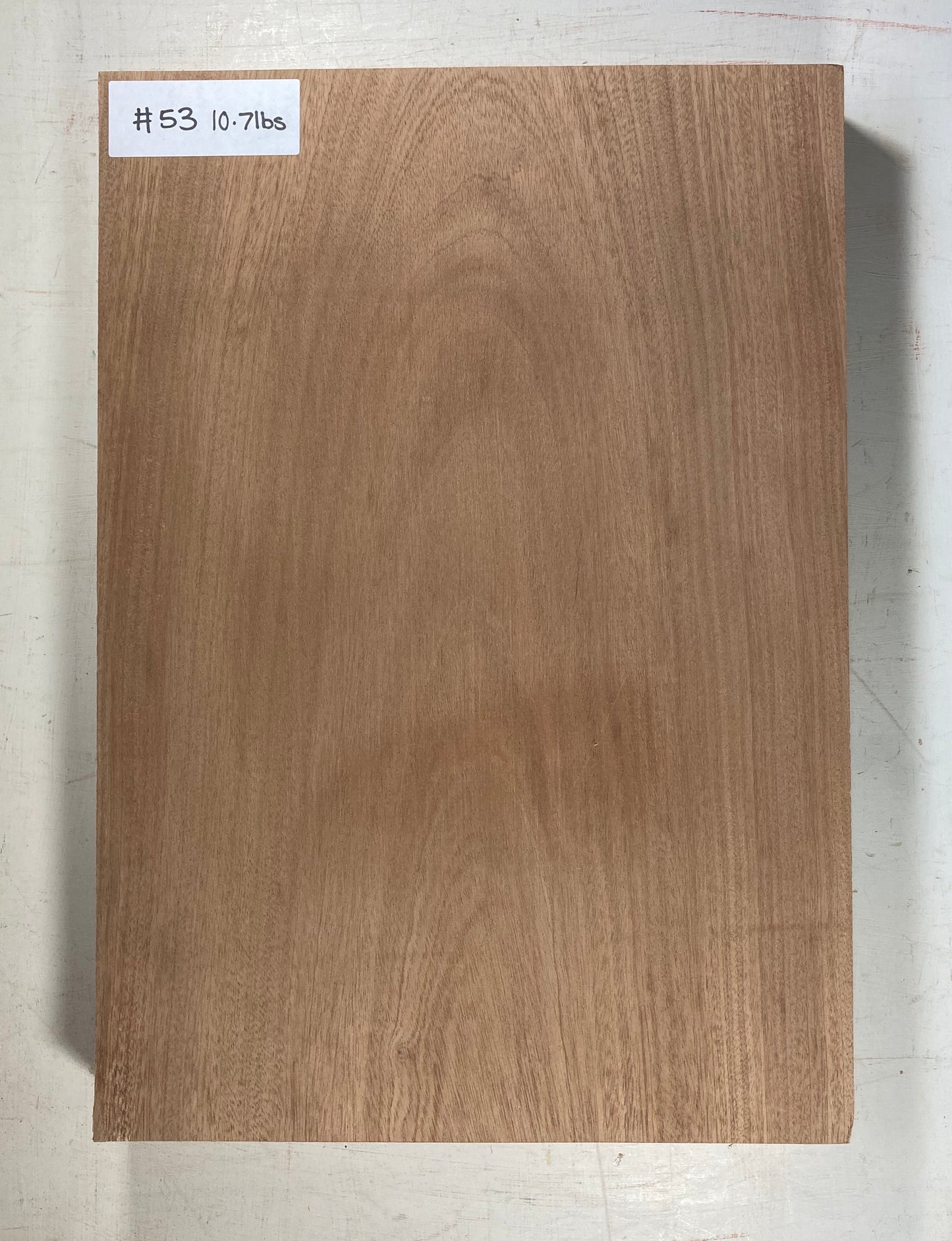 Sapele Body Blank - 1 Piece #53