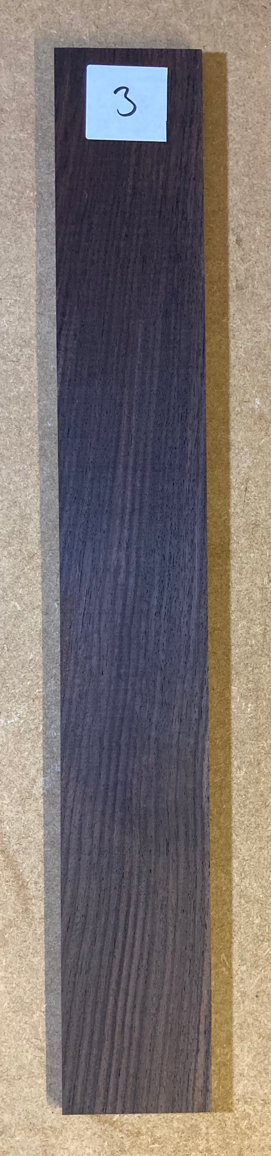 Electric Fretboard Blank - Indian Rosewood #3